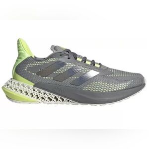 Adidas 4DFWD Pulse Running Shoes Grey Three Solar Yellow GX2993 Mens Size 11.5